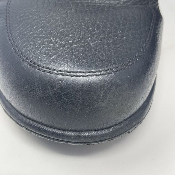 SAS Guardian Shoes Mens 10.5 M Black Leather Comfort Slip Resist Lace Sneakers - Picture 4 of 16